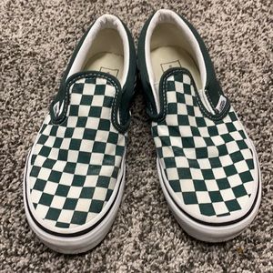 Boys checkerboard vans